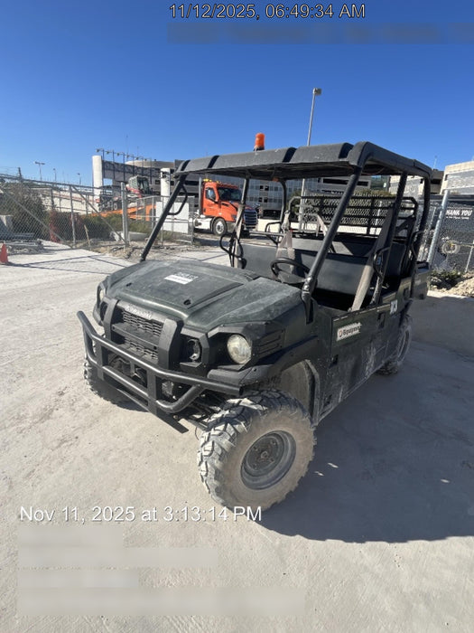 2019 Kawasaki Mule PRO-DXT Standard Options, Backup Alarm, Beacon, Plastic Hard Top, Poly Windshield, Horn Kit
