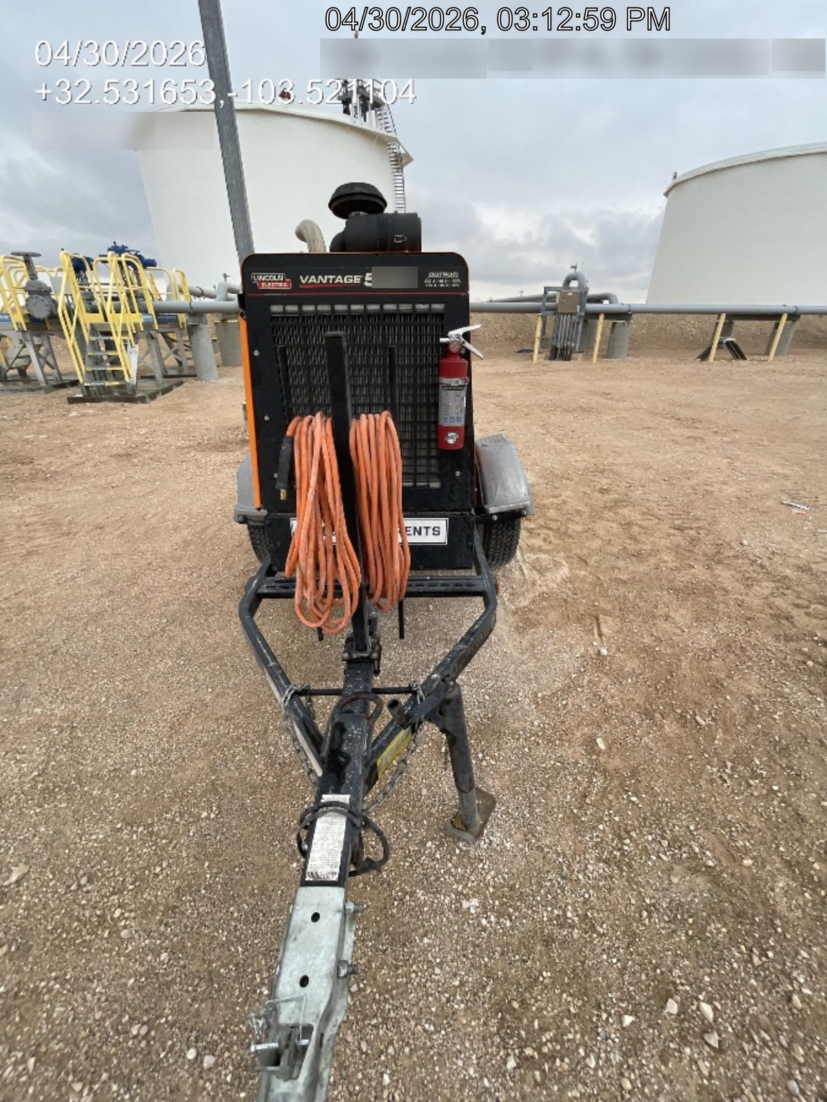 2022 Lincoln Electric Vantage 549X Crosslink Technology, Trailer Mounted, ES Decals, T3