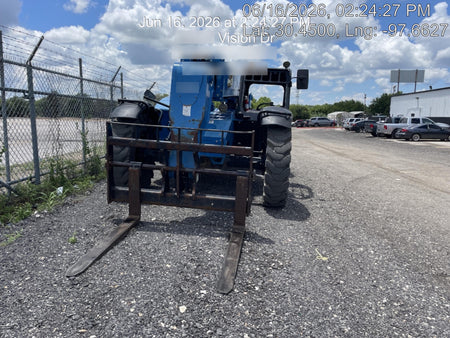 2018 Genie GTH-844 Genie GTH-844 w/ROPS, Work Lights, Solid Tires, RH Cab Mesh, Beacon, 60" Carriage and Forks