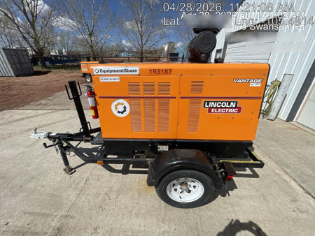 2021 Lincoln Electric Vantage 549X Ready Pak 3, ORANGE (includes trailer, cable rack, fender light kit)