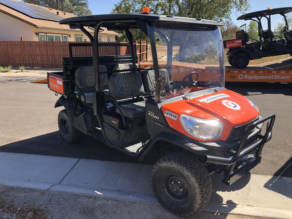 2022 Kubota RTV-X1140R-H Plastic Canopy, Windshield Acrylic Clear, LED Strobe Light, Wire Harness Kit, Back up Alarm