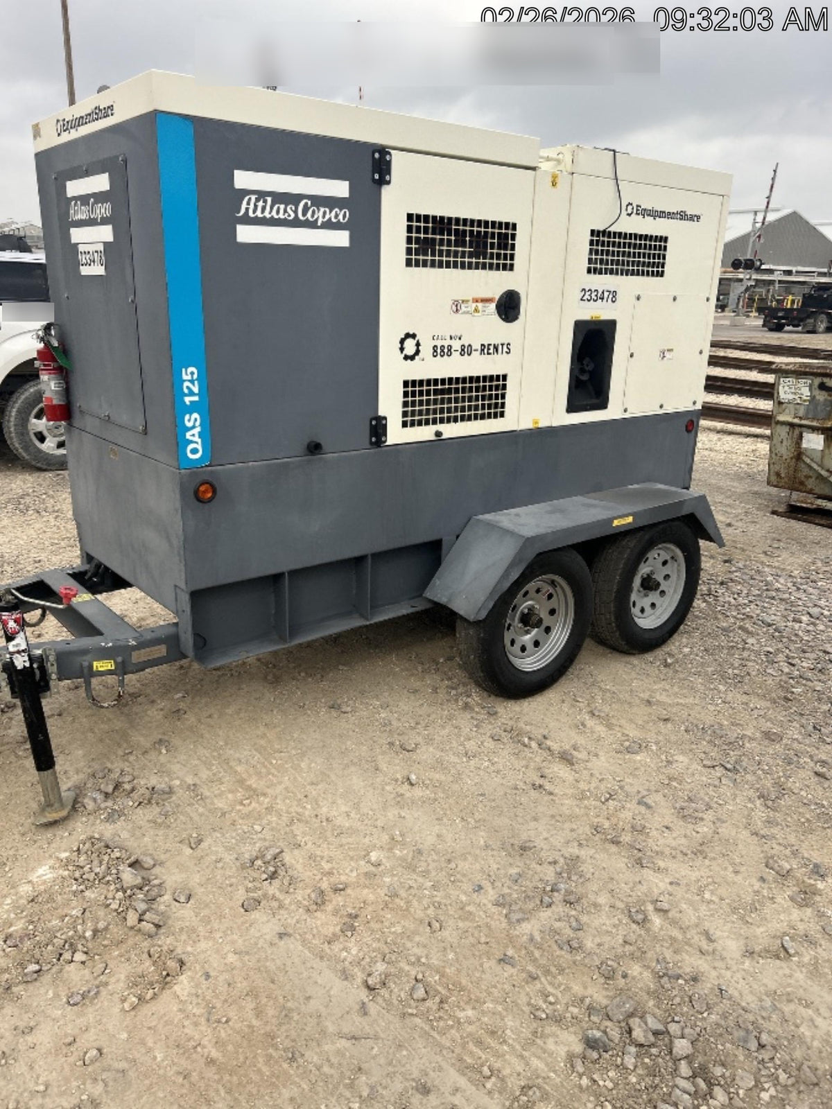 2022 ATLAS COPCO QAS 125
