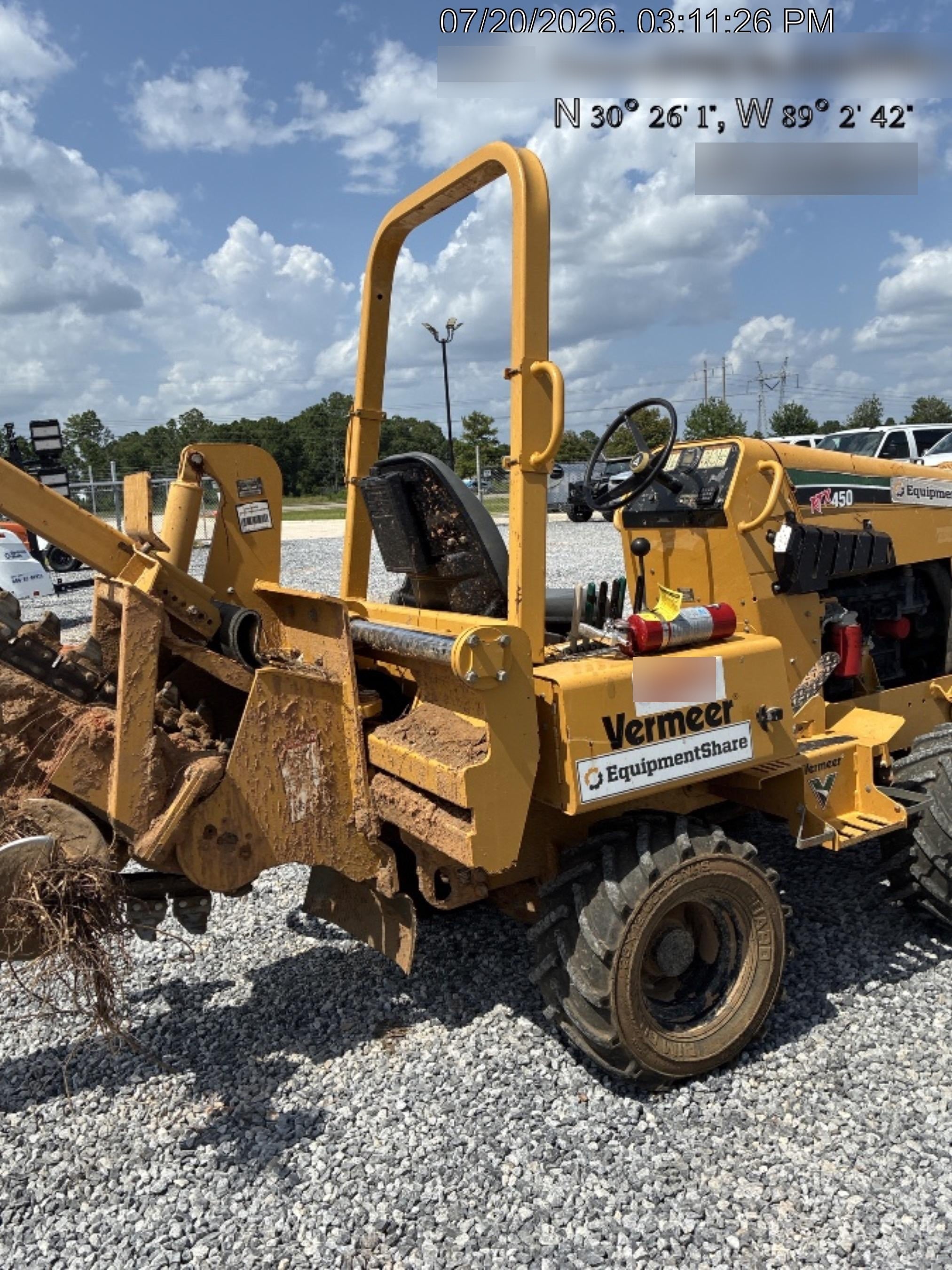 2019 VERMEER RTX450