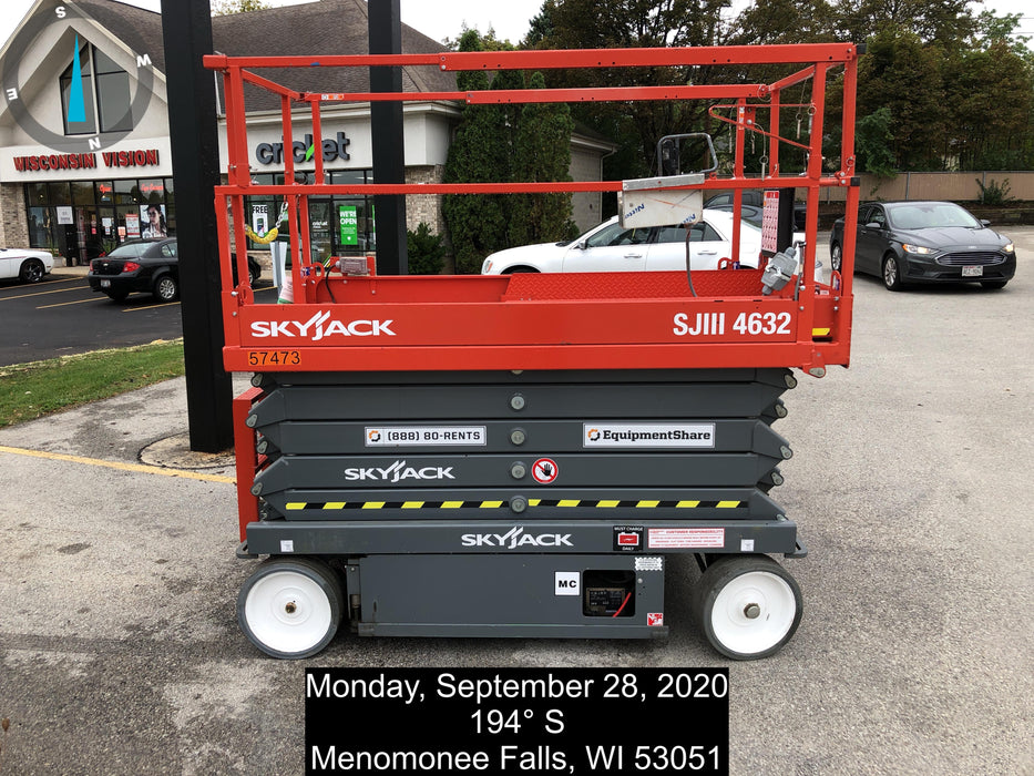 2018 Skyjack SJIII-4632 Standard Rental Specs