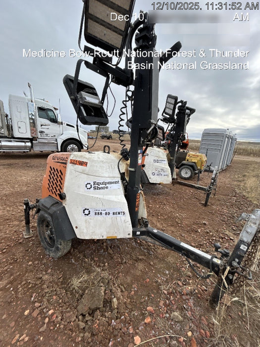 2023 Generac MLT2 Diesel, Flex Switch 120V Input, Powerzone Controller, (4) 320W LED Lights, 4kW Generator, 39.9 Gal Fuel Tank, 2" Ball, T3