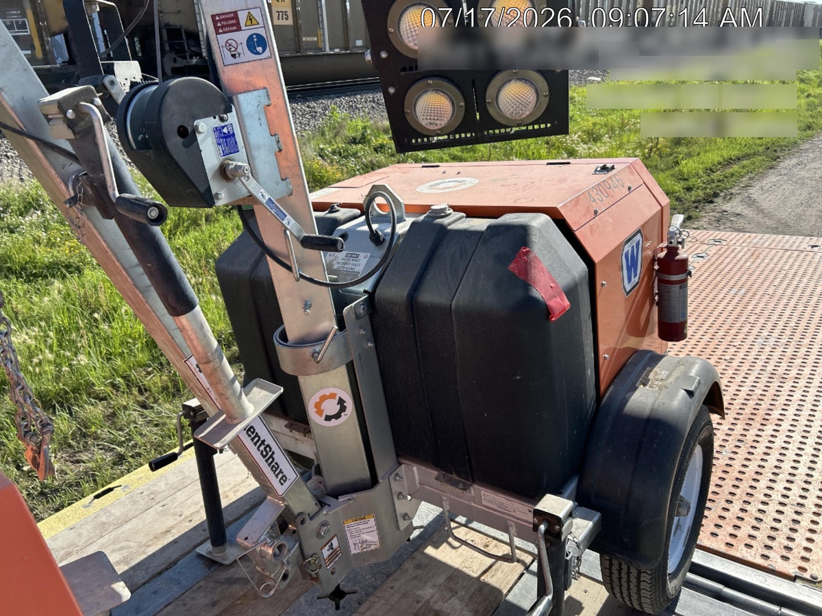 2024 Wanco WLTT-4MM4K Diesel, Deep Sea Controller, Shore Power Plug, Auto Start, (4) 350W LED Floodlights, 4kW Generator, 60 Gal Fuel Tank, 2" Ball, T3