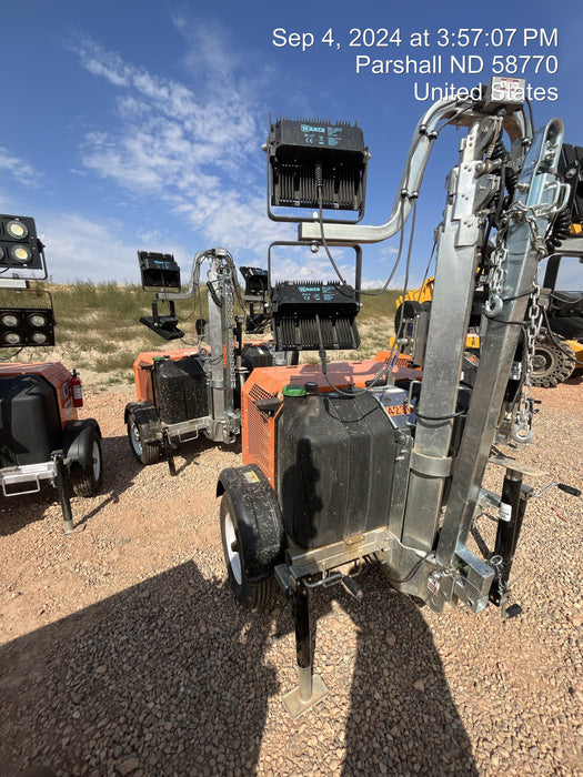 2024 Wanco WLTT-4MM4K Diesel, Deep Sea Controller, Shore Power Plug, Auto Start, (4) 350W LED Floodlights, 4kW Generator, 60 Gal Fuel Tank, 2" Ball, T3