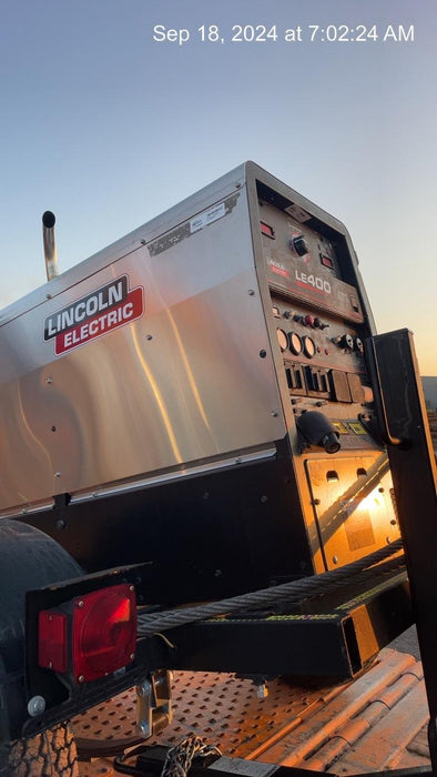 2024 Lincoln Electric LE400 Kubota V1505, Trlr, Cable Rack, Light Kit, ES Decals, T3