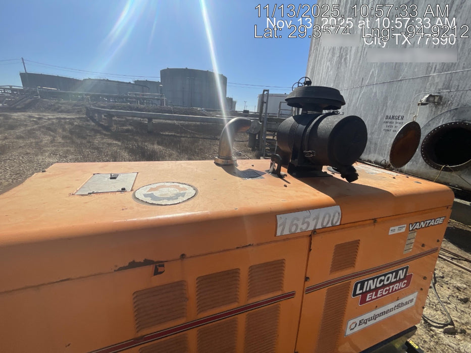 2021 Lincoln Electric Vantage 549X Ready Pak 3, ORANGE (includes trailer, cable rack, fender light kit)