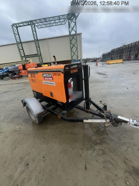 2022 Lincoln Electric LE400 Kubota V1505, Trlr, Cable Rack, Light Kit, ES Decals, T3