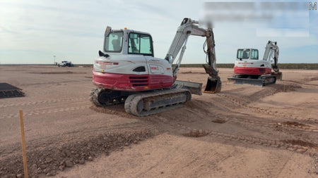 2019 Takeuchi TB290 Takeuchi TB290 Cab/Heat/AC w/Rubber Tracks, Auxiliary Hydraulics, Dozer Blade, Manual QC, 18/24/36" Buckets, Hydraulic Thumb Installed