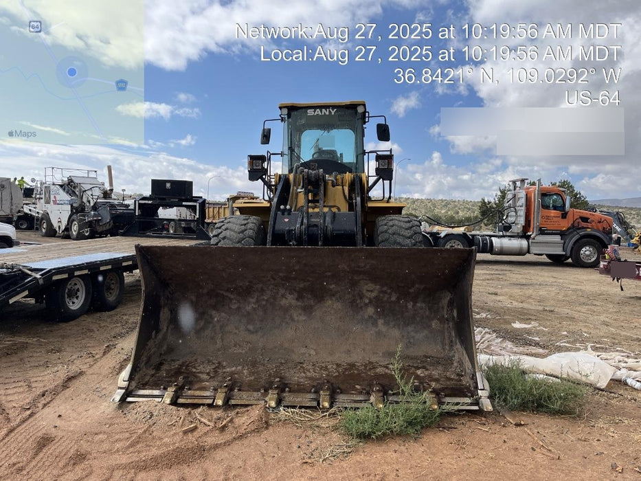 2019 Sany SW405K Tier 4, Cab, 3rd Function Hydraulics Smooth Pin On Bucket