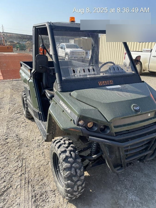 2021 Yanmar YU1000 Canopy, Steel Wheel, Poly WindShield, Beacon, Backup Alarm