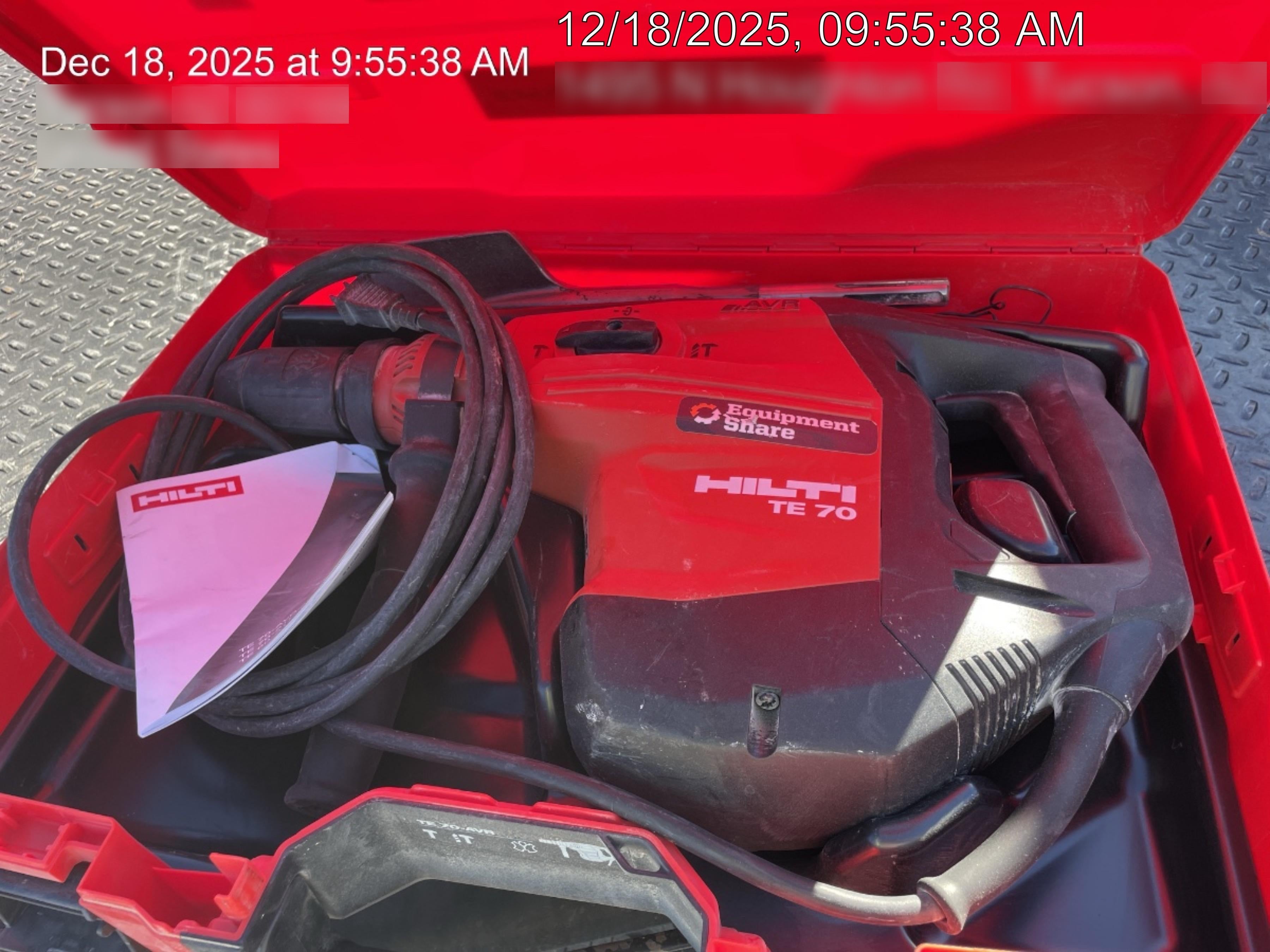 2021 HILTI TE 70-AVR