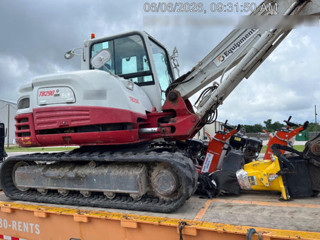 2019 Takeuchi TB290 Takeuchi TB290 Cab/Heat/AC w/Rubber Tracks, Auxiliary Hydraulics, Dozer Blade, Manual QC