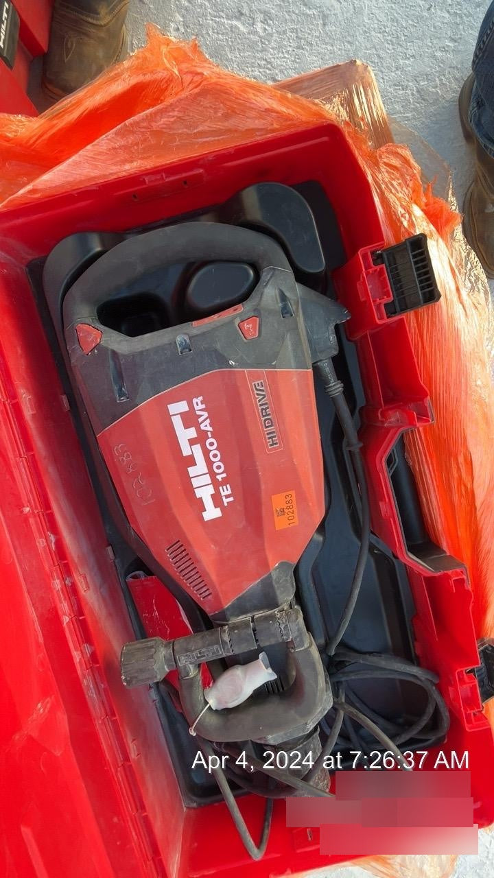 2019 HILTI TE 1000-AVR