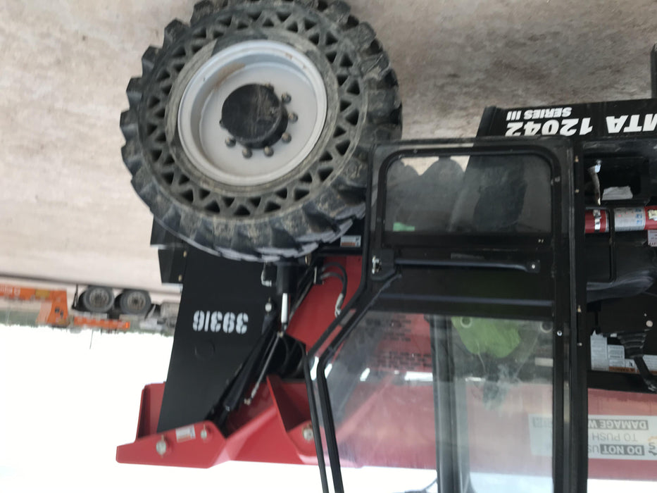 2019 Manitou MTA12042 120hp T4F, Cab/Heat/Air, Cab and Boom LED work lights, Auxiliary Hydraulics, Solid Tires, Amber strobe, Lift Hook 66" Carriage, 60" Forks