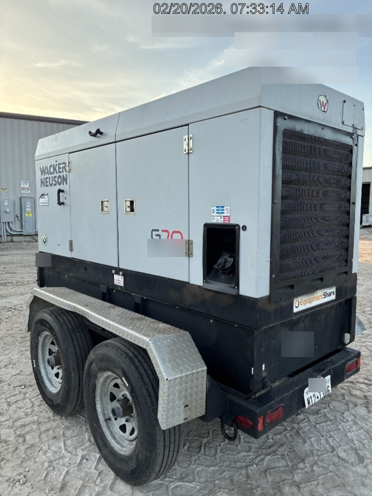 2018 WACKER NEUSON G70