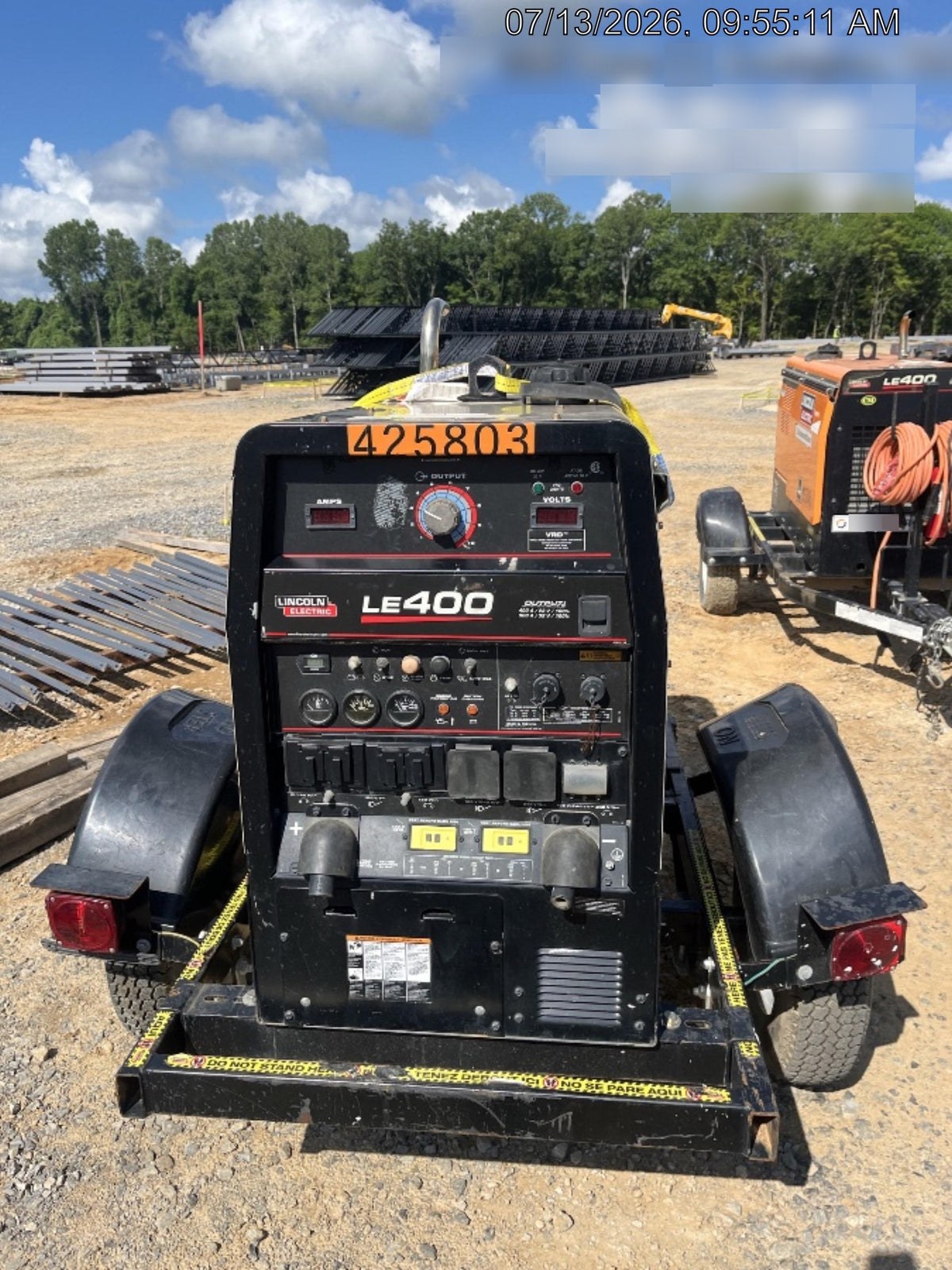 2024 Lincoln Electric LE400 Kubota V1505, Trlr, Cable Rack, Light Kit, ES Decals, T3