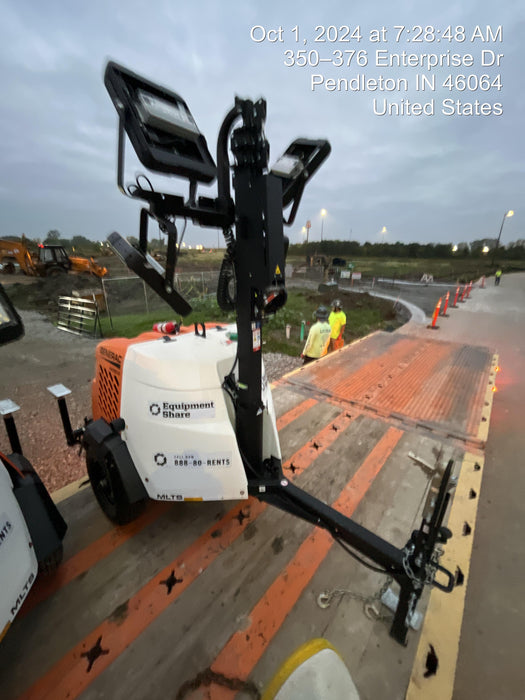 2024 Generac MLT2 Diesel, Flex Switch 120V Input, Powerzone Controller, 
(4) 320W LED Lights, 4kW Generator, 39.9 Gal Fuel Tank, 2" Ball, T3