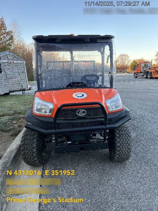 Kubota RTV-X1140W-H Plastic Canopy, Windshield Acrylic Clear, LED Strobe Light, Wire Harness Kit, Back up Alarm