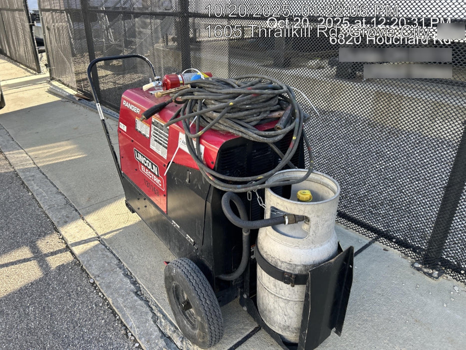 2021 Lincoln Electric Ranger 305 LPG K3430-1, Ranger 305 LPG, Undercarriage, Tank Holder & Strap, 10kw AC Gen, 25hp Kohler LPG Eng