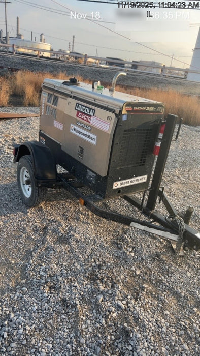 2021 Lincoln Electric Vantage 322 Vantage 322 Ready Pak 3 w/ Decals, ORANGE (includes trailer, cable rack, fender light kit) NO Telematics