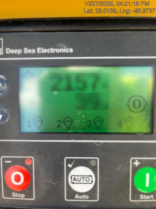 2022 Allmand NLV3GR (4) LED Light Fixture 350W, 23' Vertical Mast, 3kW Prime, Towable, Deep Sea L401, Leveling Jacks, Yanmar T4F 5.8hp