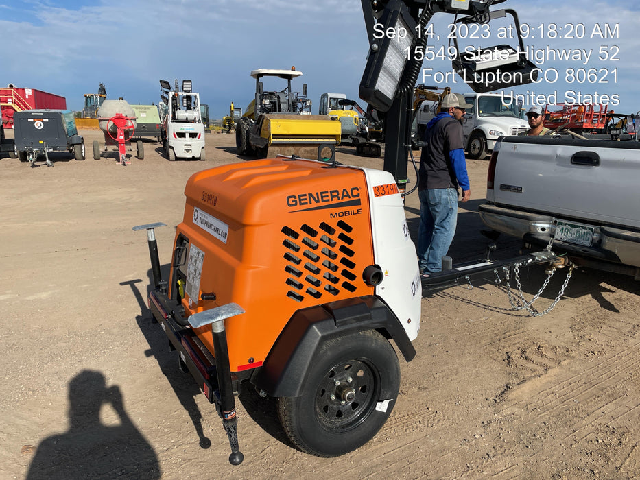 2023 Generac MLT2 Diesel, Flex Switch 120V Input, Powerzone Controller, (4) 320W LED Lights, 4kW Generator, 39.9 Gal Fuel Tank, 2" Ball, T3