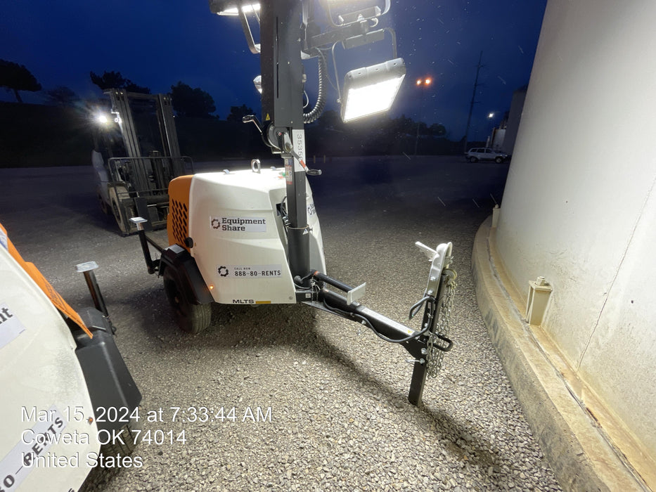 2023 Generac MLT2 Diesel, Flex Switch 120V Input, Powerzone Controller, (4) 320W LED Lights, 4kW Generator, 39.9 Gal Fuel Tank, 2" Ball, T3