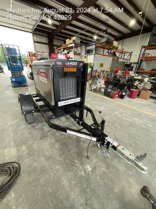 2024 Lincoln Electric LE400 Kubota V1505, Trlr, Cable Rack, Light Kit, ES Decals, T3