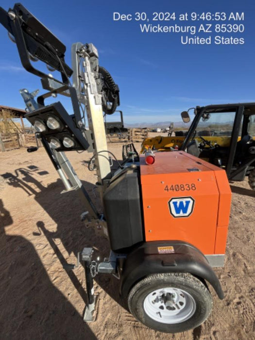 2024 Wanco WLTT-4MM4K Diesel, Deep Sea Controller, Shore Power Plug, Auto Start, (4) 350W LED Floodlights, 4kW Generator, 60 Gal Fuel Tank, 2" Ball, T3