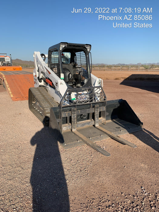 2022 Bobcat T770 92hp Doosan Diesel, Canopy, Rubber Tracks, Manual QC