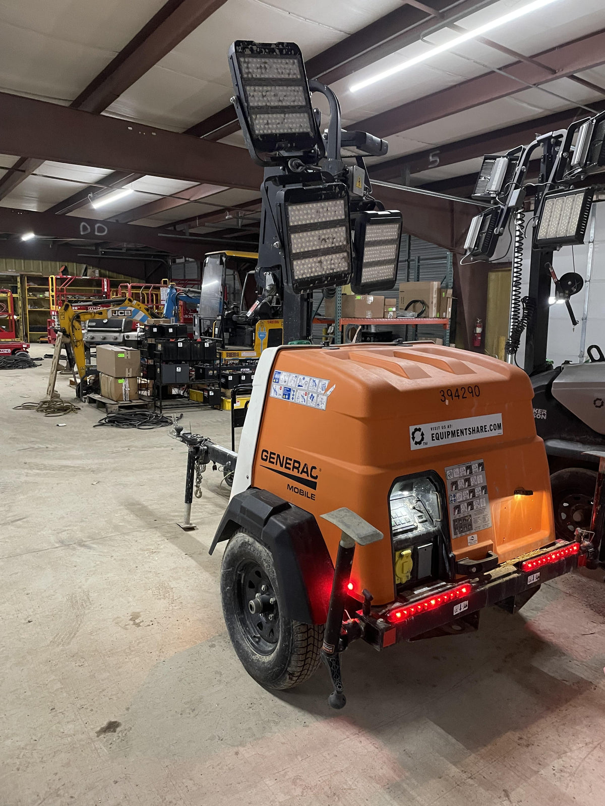2024 Generac MLT2 Diesel, Flex Switch 120V Input, Powerzone Controller, 
(4) 320W LED Lights, 4kW Generator, 39.9 Gal Fuel Tank, 2" Ball, T3
