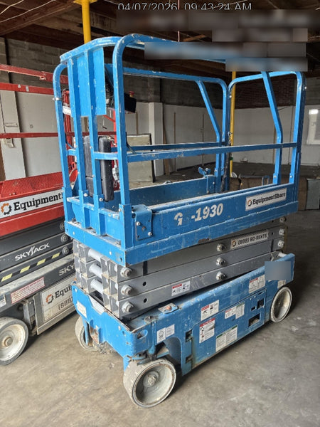 2019 Genie GS-1930 Fixed Rails with Chain Entry