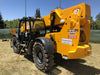 2019 JCB 510-56 74 HP w/Open ROPS, Beacon, Aux Hydraulics, Worklights, Solid Tires w/60" Carriage/Forks