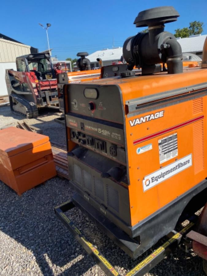 2021 Lincoln Electric Vantage 549X Ready Pak 3, ORANGE (includes trailer, cable rack, fender light kit)