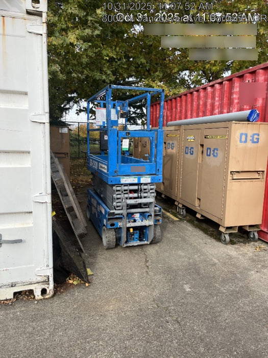 2020 Genie GS-1930 Solid Non Marking Tires, Beacon, Folding rails with half height swing gate, 800W Inverter