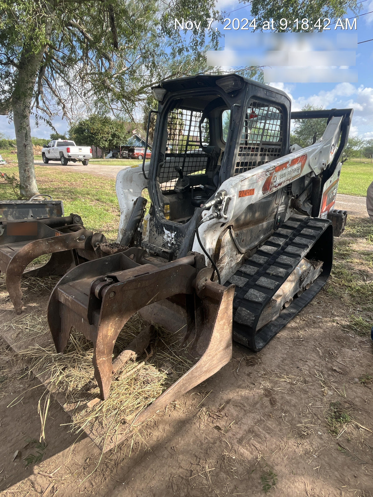 2018 PALADIN 76" Scrap Grapple Bucket - Paladin