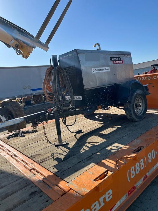 2019 Lincoln Electric Vantage 322 Welder Ready-Pak 3, Two wheel trailer, Fender and Light kit, Cable Rack