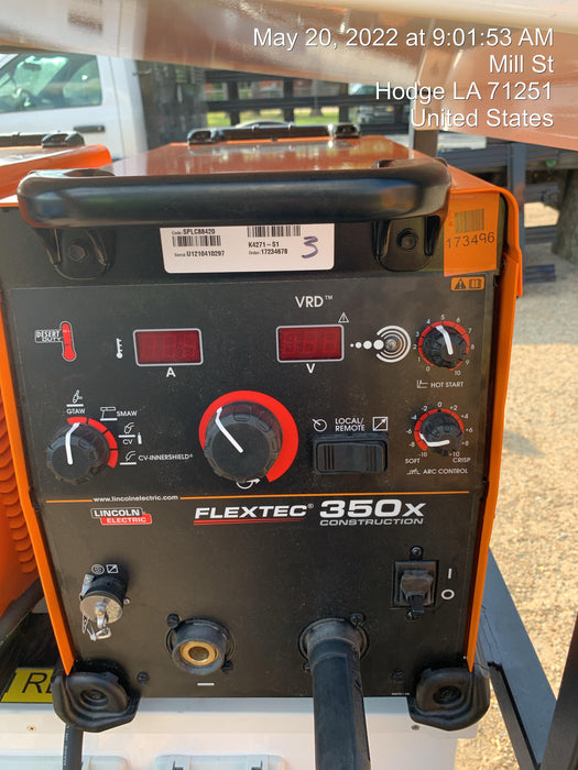 2021 LINCOLN ELECTRIC FLEXTEC 350X