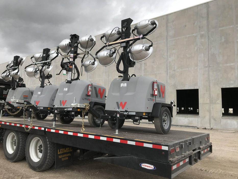 2019 Wacker Neuson LTV6L-MH Mobile Light Tower w/Fuel Level Sensor Installed