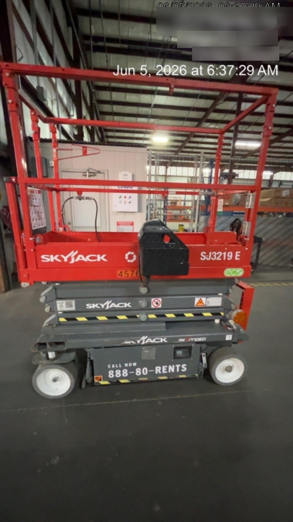 2024 Skyjack SJ3219 Electric Drive, Sld NM Tires, DBcns, RFRails, Power to Platform, T3 + Access Control