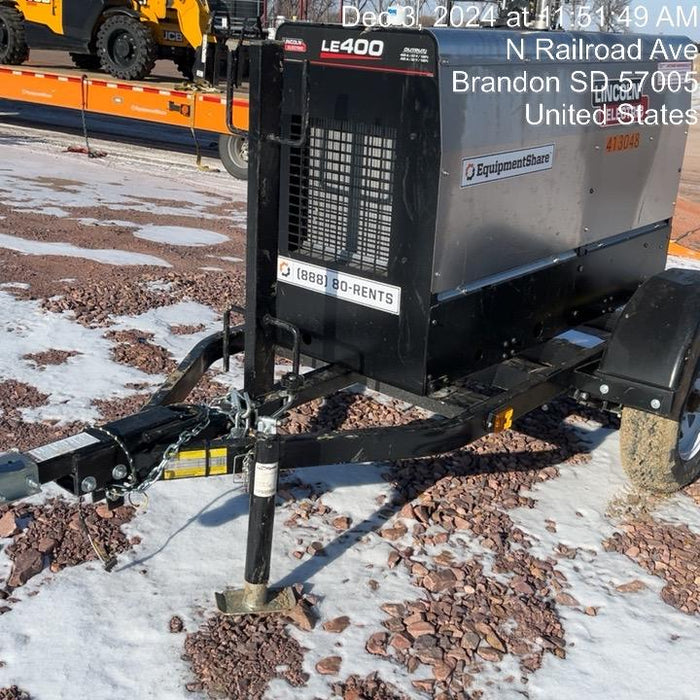 2024 Lincoln Electric LE400 Kubota V1505, Trlr, Cable Rack, Light Kit, ES Decals, T3