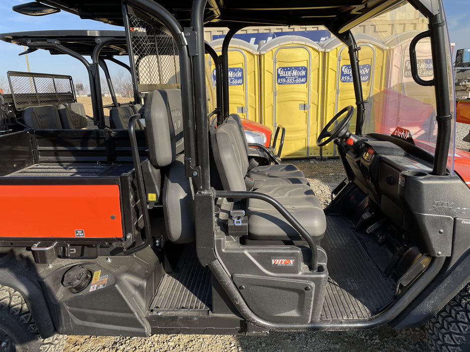 2022 Kubota RTV-X1140W-H Plastic Canopy, Windshield Acrylic Clear, LED Strobe Light, Wire Harness Kit, Back up Alarm