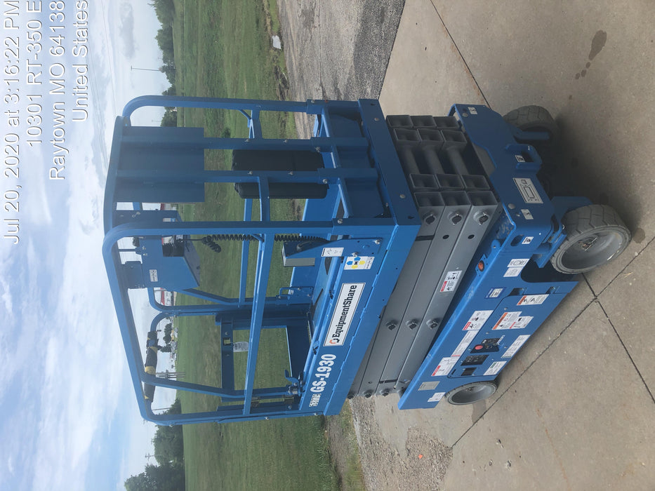 2020 Genie GS-1930 Solid Non Marking Tires, Beacon, Folding rails with half height swing gate