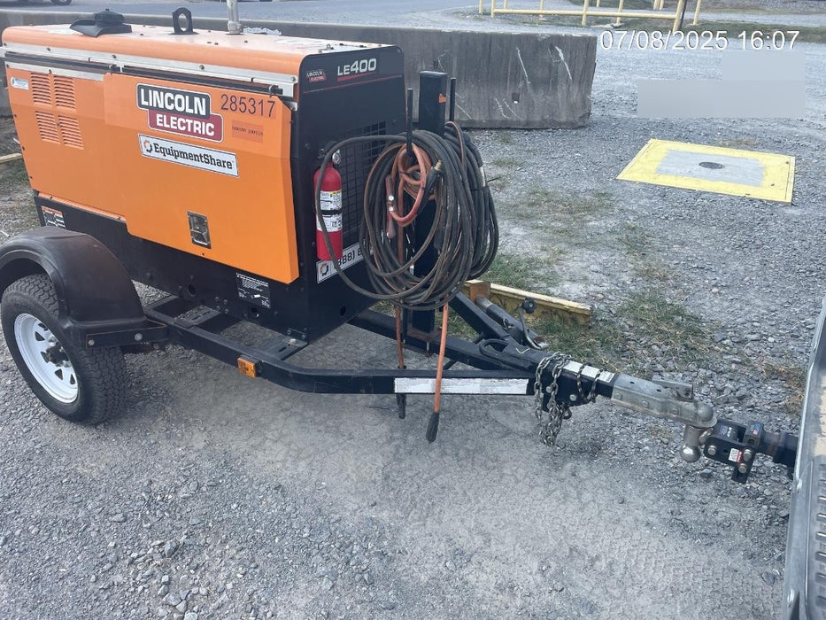 2022 Lincoln Electric LE400 Kubota V1505, Trlr, Cable Rack, Light Kit, ES Decals, T3