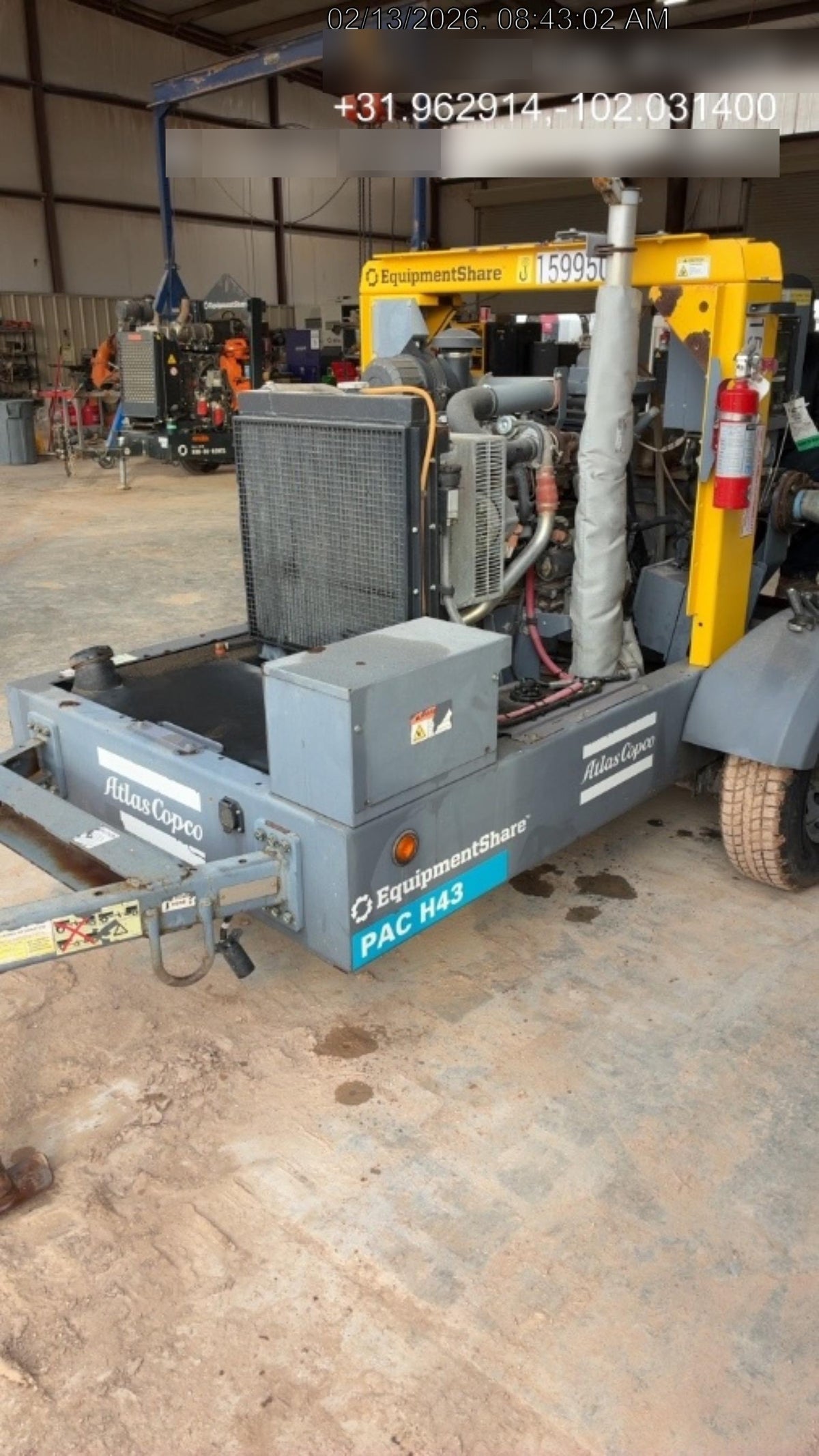2021 ATLAS COPCO PAC H43 KD