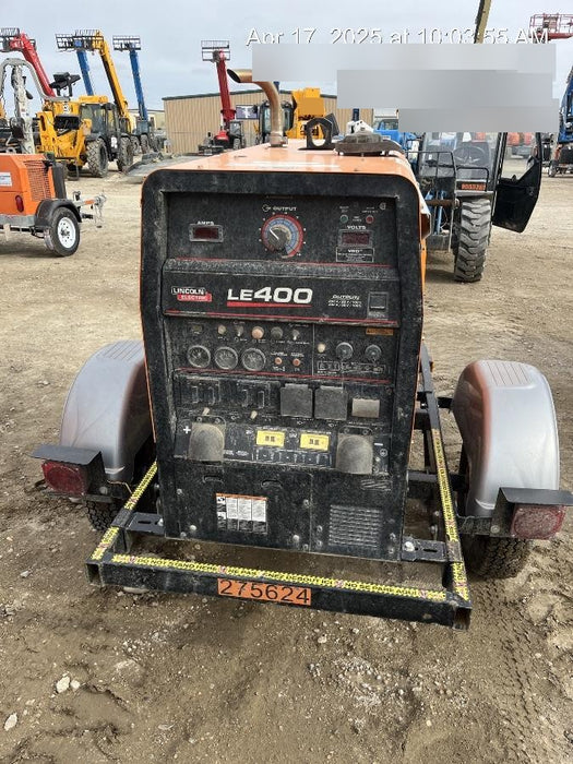 2022 Lincoln Electric LE400 Kubota V1505, Trlr, Cable Rack, Light Kit, ES Decals, T3