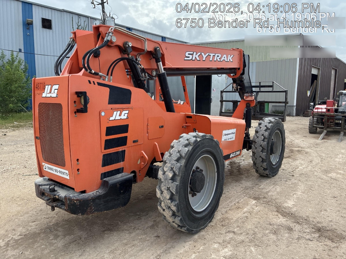 2019 Skytrak 6036 Canopy, Solid Tires, LED Work Lights, Beacon w/72" Carriage, 48" Pallet Forks